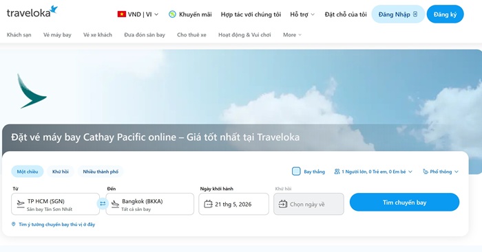 Bay Quốc Tế Dễ Dàng Với Cathay Pacific 