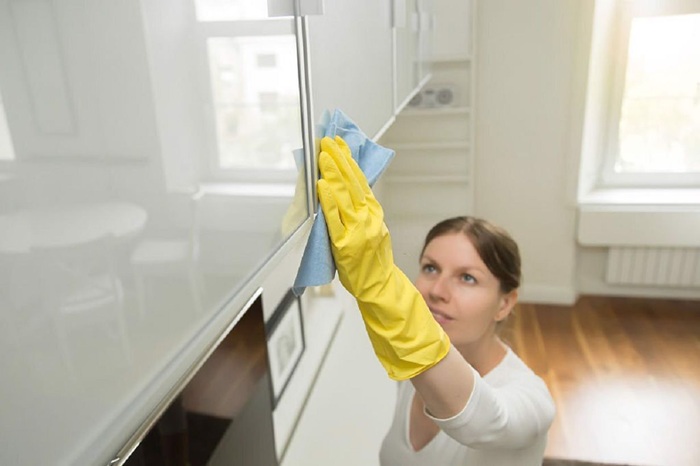 Cách vệ sinh tủ bếp acrylic đúng chuẩn 3 Cách vệ sinh tủ bếp acrylic đúng chuẩn