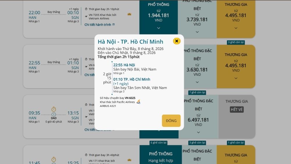 Kinh nghiệm đặt vé Pacific Airlines và chuẩn bị hành lý ký gửi VietJet 2 Đặt vé máy bay và kiểm tra hành lý trên Traveloka
