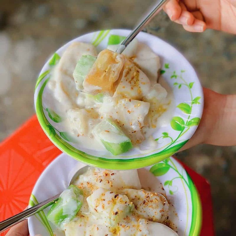 Chè chuối nướng nổi tiếng Phan Rang
