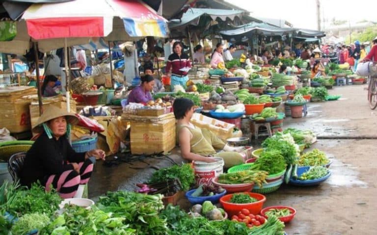 Chợ Cầu Đỏ - chợ ở Bình Thạnh dễ đi nhất