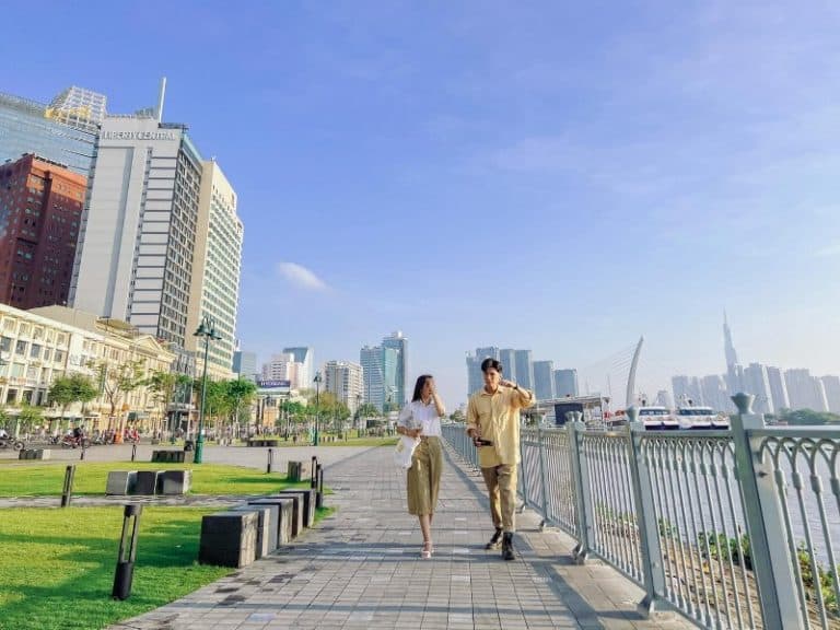 Công viên Bến Bạch Đằng ở Sài Gòn 