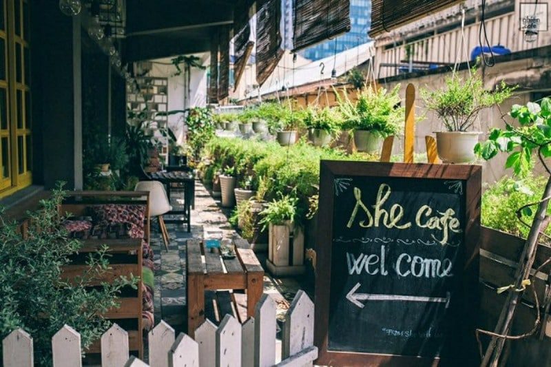 She Café - quán cafe yên tĩnh ở Sài Gòn mang nét cổ kính