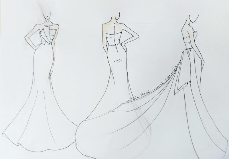 Thiết kế Bản vẽ thiết kế váy đơn giản cho sự tham khảo