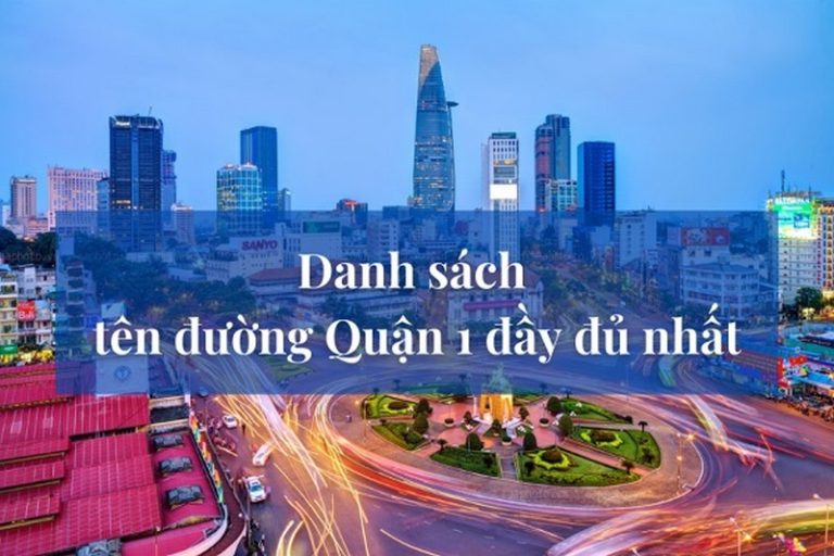 tên đường ở quận 1