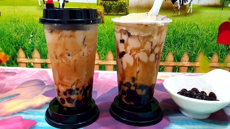 Cách làm trà sữa trân châu vị cà phê