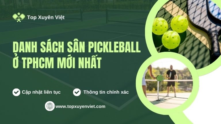sân pickleball ở TPHCM